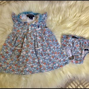 Ralph Lauren Floral Dress with Diaper Cover
